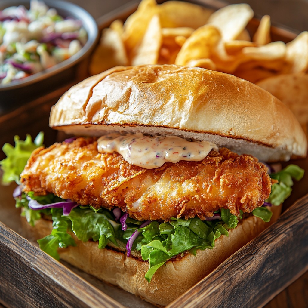 Spicy Fish Fillet Sandwich